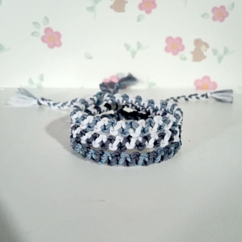 friendship bracelet/gelang simpel (gelang benang rajut)