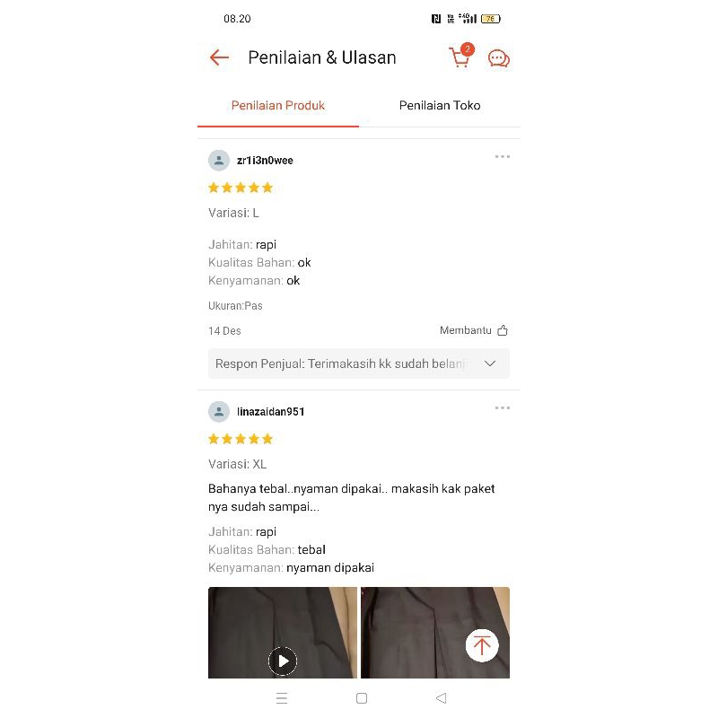 Rok span panjang Pramuka belah depan SMP SMA