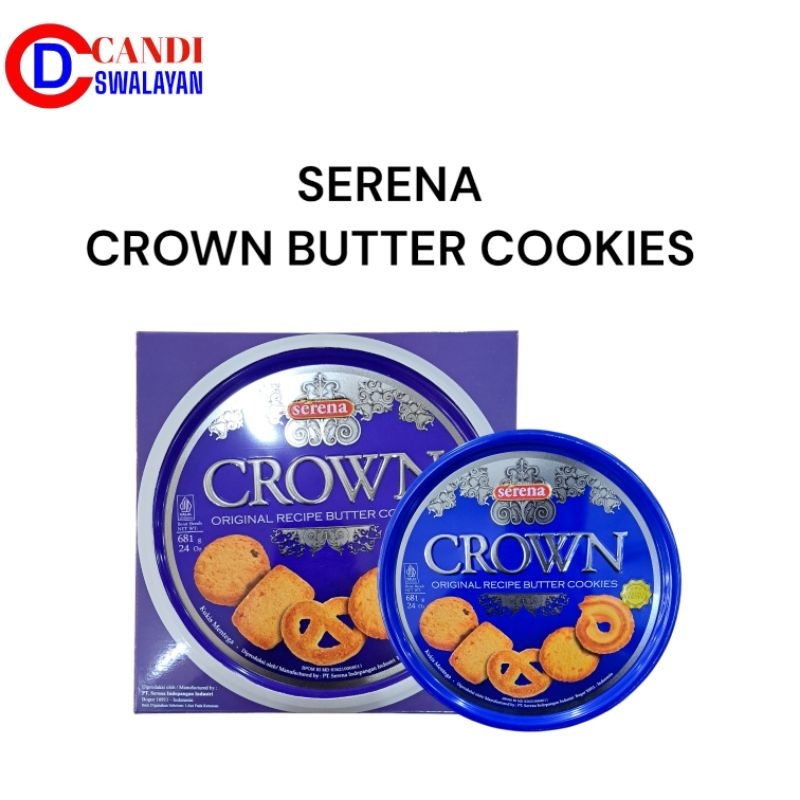 

Kukis Mentega SERENA Crown Butter Cookies 681gr