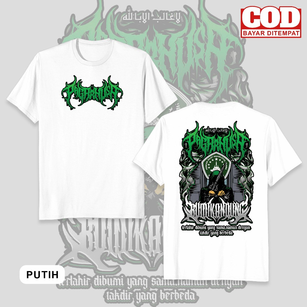 KAOS ANAK PAGAR NUSA HARDCORE FONT EDITION SABLON DTF DISTRO PENCAK SILAT IPSI KAOS SILAT INDONESIA