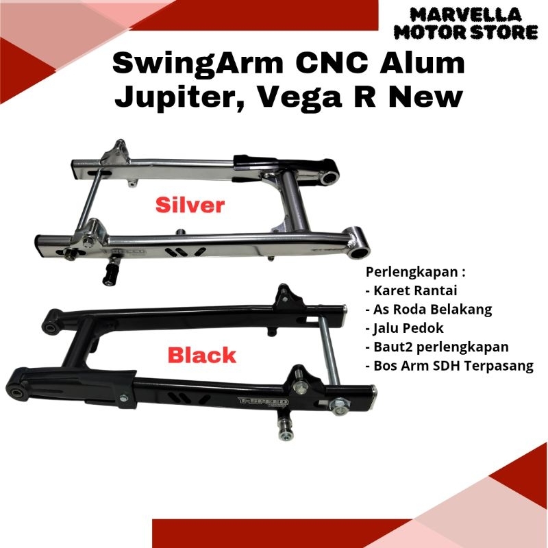 SwingArm Lengan Ayun Alumunium CNC Jupiter Z Vega R New