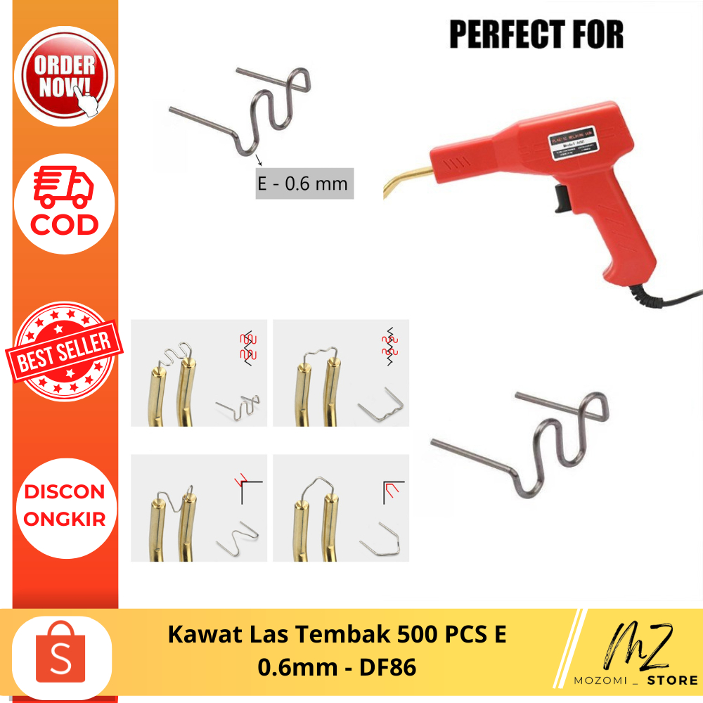 Kawat Las Tembak 500 PCS E 0.6mm / peluru las kawat / perkakas