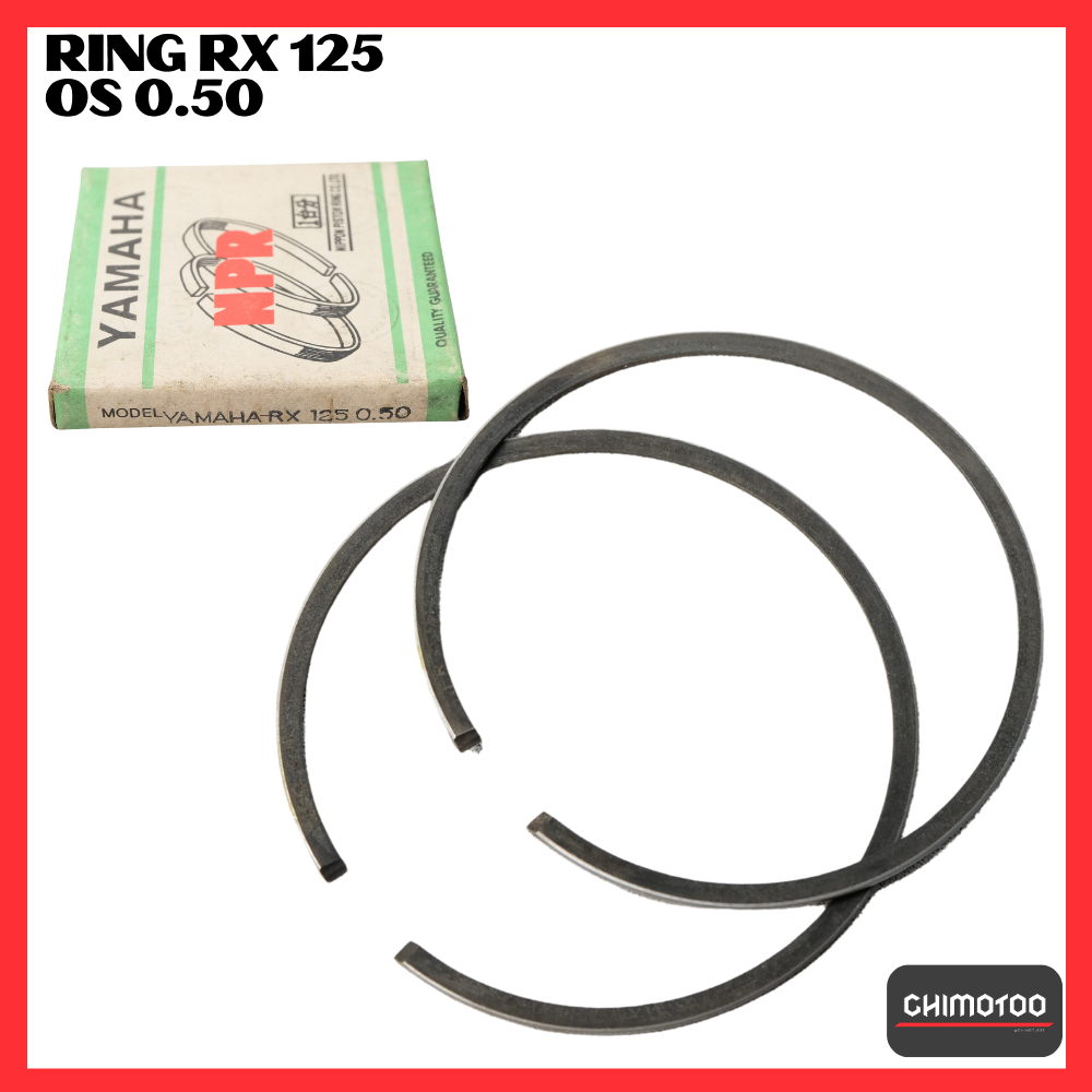 Ring Seher Piston Yamaha Rx125 Rx 125 Os Oversize Ukuran 0.25