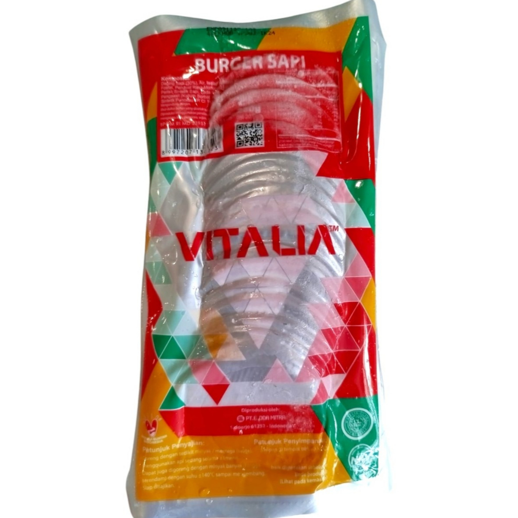 

VITALIA Burger Beef (Isi 20) 280gr