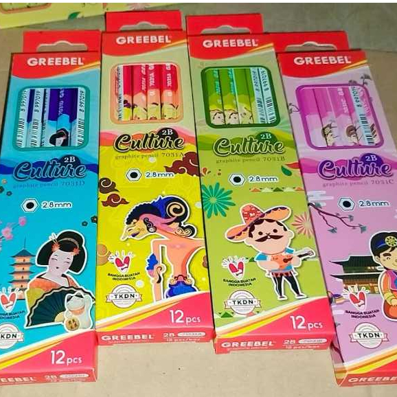 

PENSIL GAMBAR LUCU GREEBEL 2B 7031 CULTURE