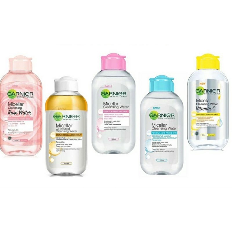 Garnier Micellar Water All Varian 125 ml | Micellar Water Garnier