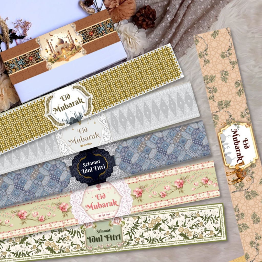 

Paper Belt 48 F| G| Edisi Lebaran| Hiasan Kotak Kue | Hiasan Toples (1 Bal 20 Pak)