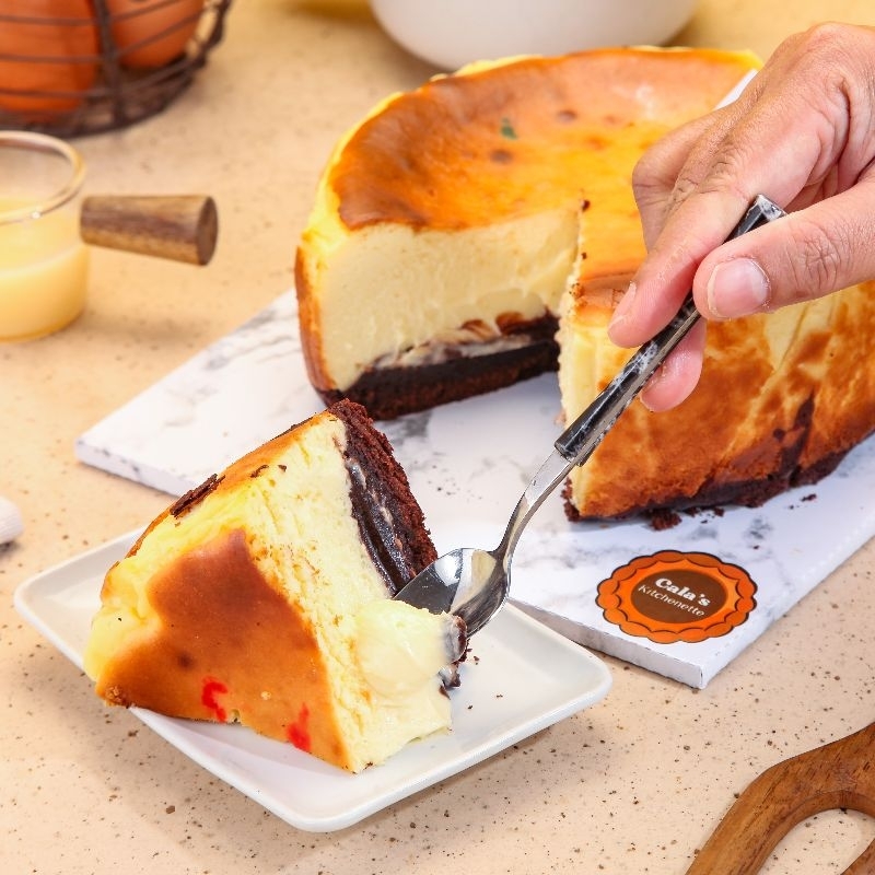 

Brownie Burnt Cheesecake