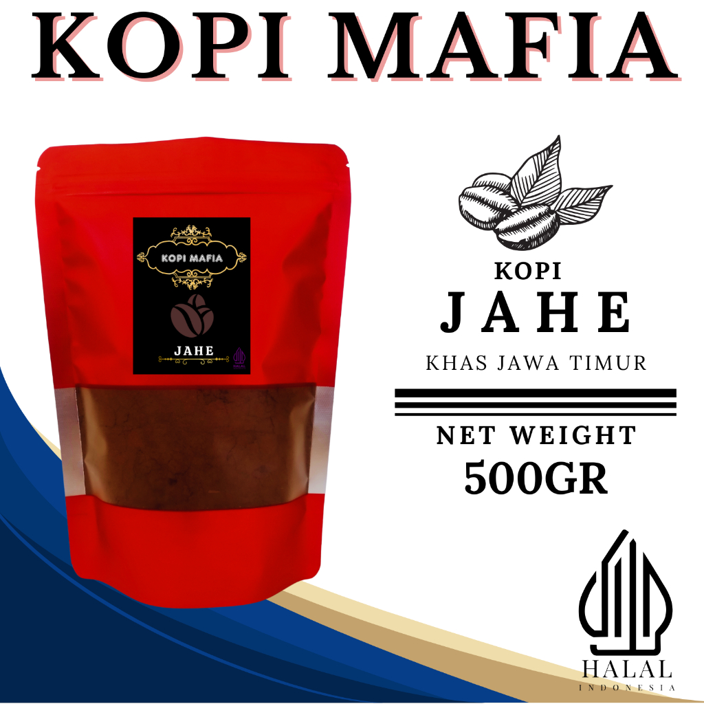 

kopi bubuk jahe kemasan 500 gram nendang jahenya