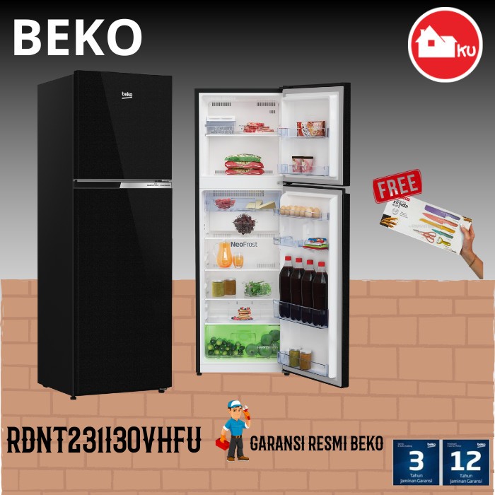 Kulkas 2 Pintu Beko Inverter 230L RDNT231I30VHFU