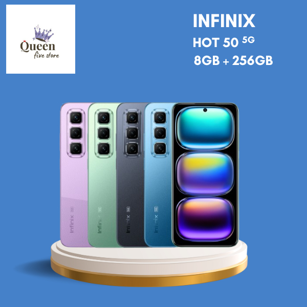 Infinix HOT 50 5G Smartphone ( Ram 8GB + Rom 256GB ) Garansi Resmi