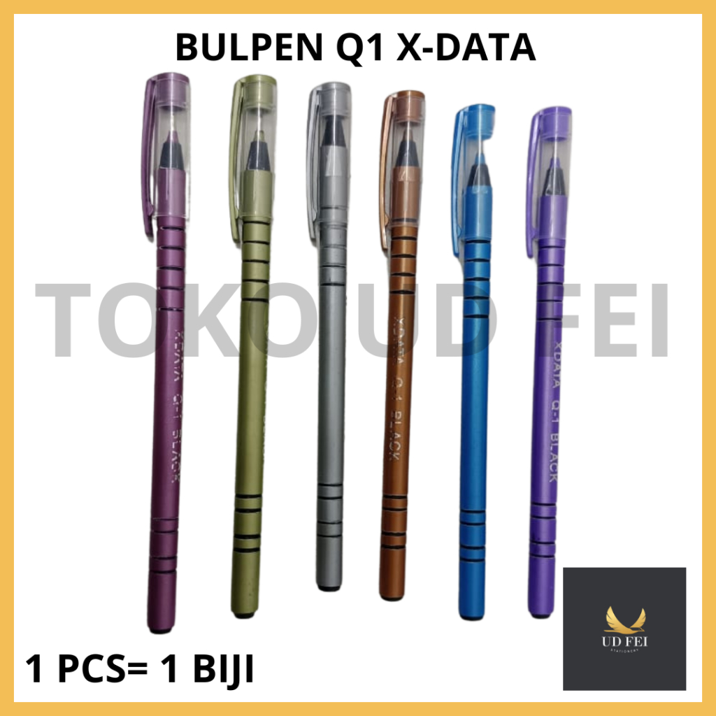 

(1 PCS=1 BIJI) BULPEN Q1 / BALLPOIN Q1 ECERAN/ BULPEN Q1 X DATA