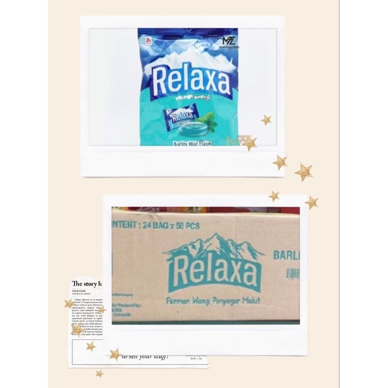 

Permen Relaxa 1 Dus isi 24 Bags x 50 pcs