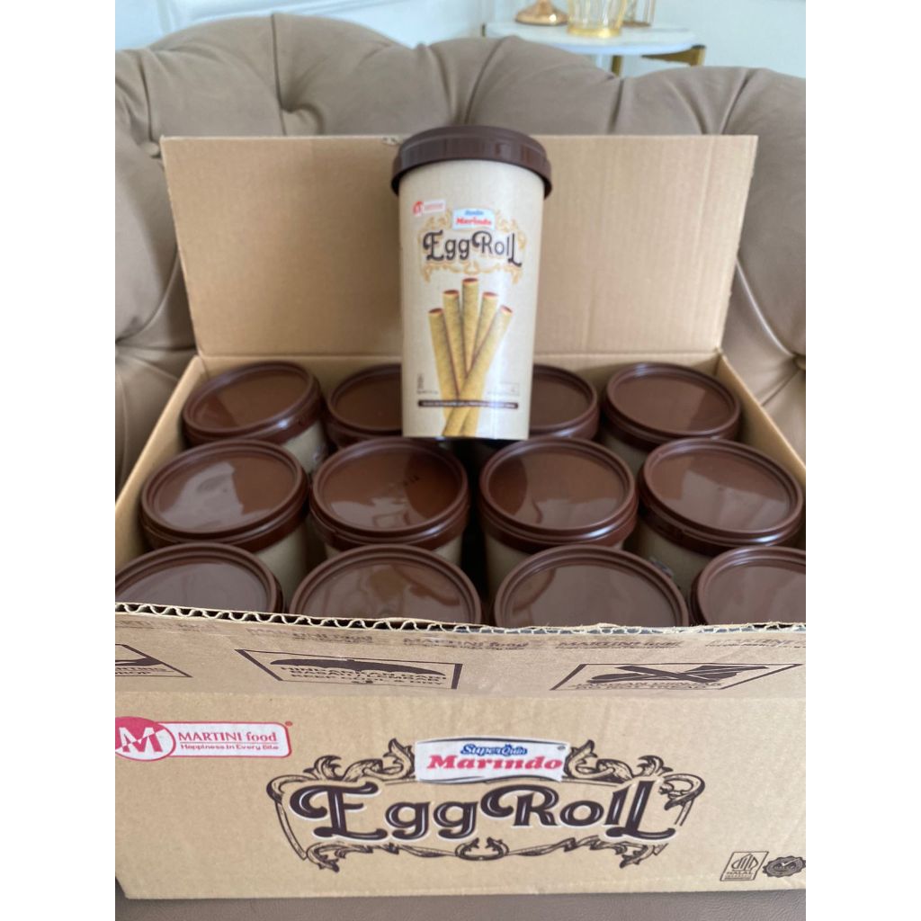 (DAPAT 1DUS ISI12 TOPLES) EGG ROLL MARINDO 90GR/EGG ROLL DAPAT 12 TOPLES