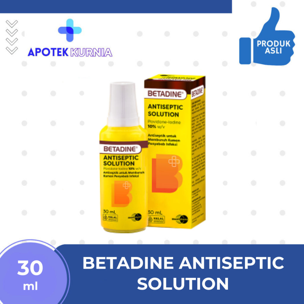 BETADINE ANTISEPTIC SOLUTION 30 ML