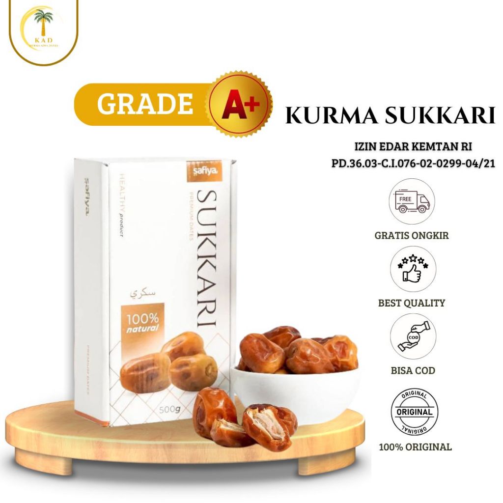 

kurma sukari king dates safiya premium grade A