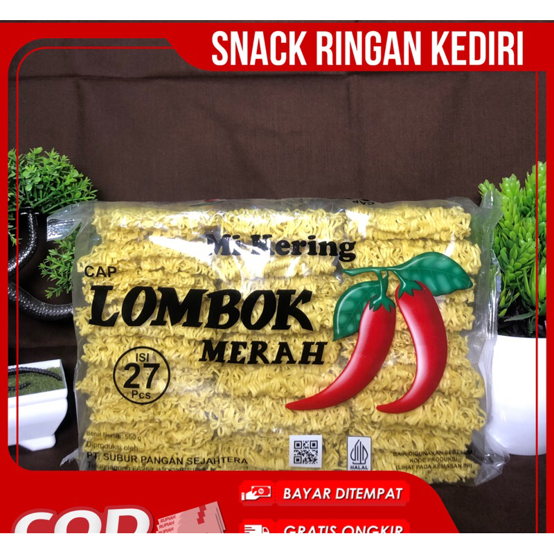 

mie kering murah cap lombok 500gr isi 27pcs