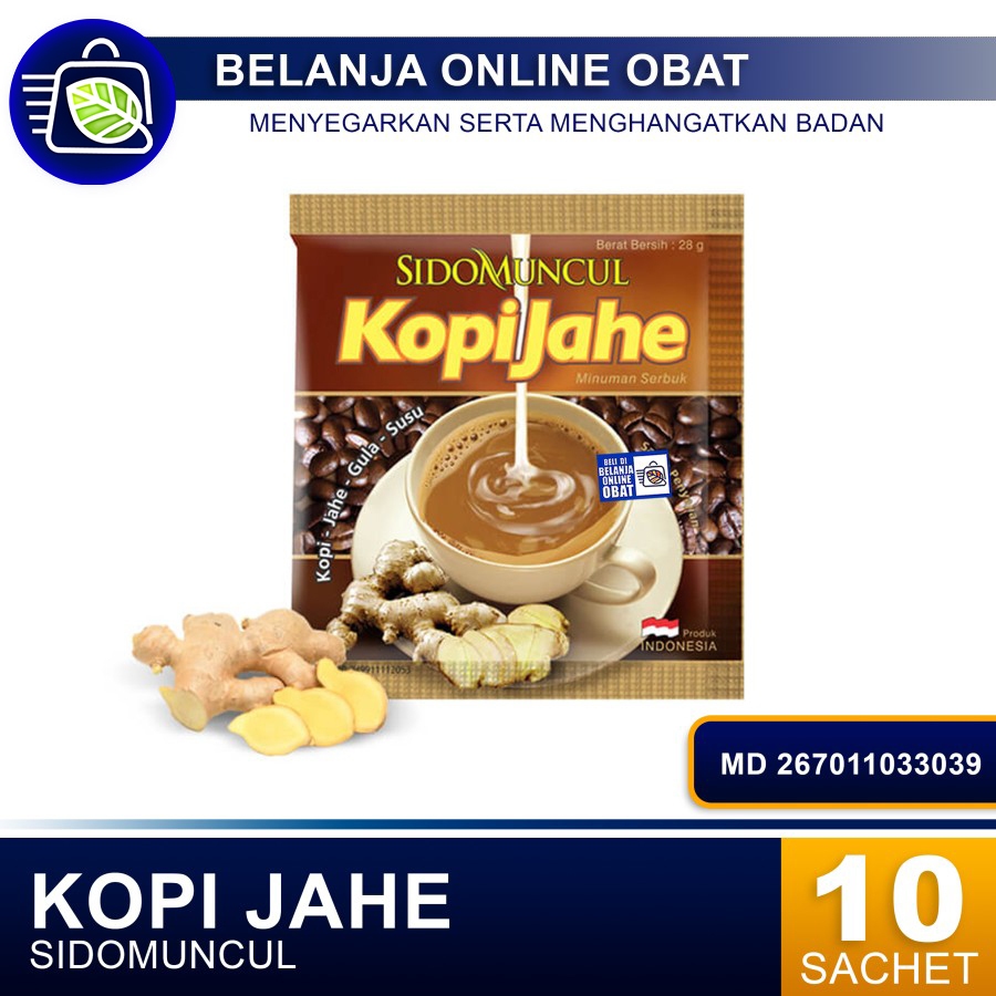 

SIDO MUNCUL KOPI JAHE 10's // Minuman Penghangat Badan