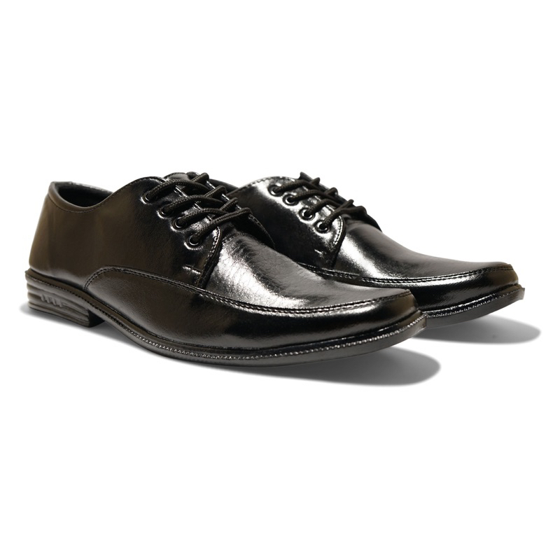 JASTIL Sepatu Fantovel Pria DC03 Sepatu Fantovel Tali Hitam Kerja Sepatu Formal
