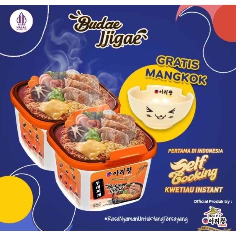 

Arirang Self Cooking Box Budae Jigae (free mangkok)