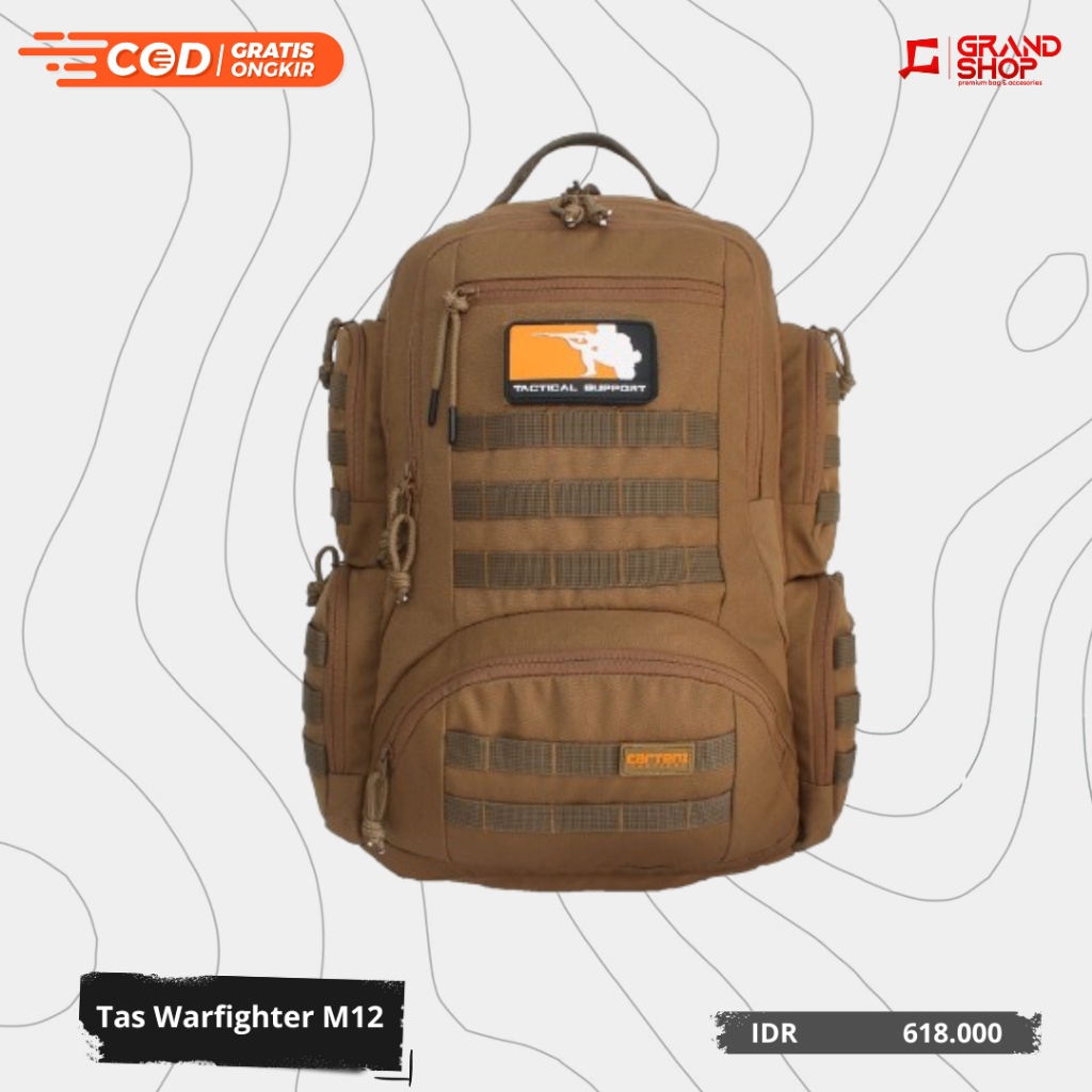 Tas Ransel Pria Warfighter M12 40 Liter Cartenz Tactical
