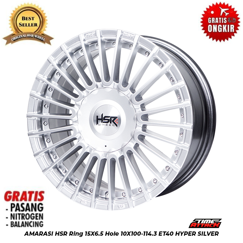 Velg Mobil Luxio Ertiga APV Ring 16 Tipe Amarasi HSR WHEEL -TIMEATTACK BOGOR