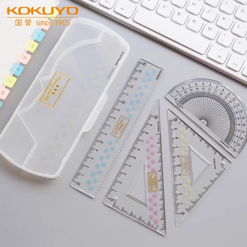 

Ruller / Penggaris Set Pastel Cookie Kokuyo 100% Original