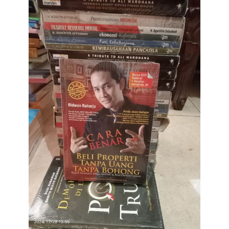 ORI BARU BUKU CARA BENAR BELI PROPERTI TANPA UANG TANPA BOHONG PLUS CD