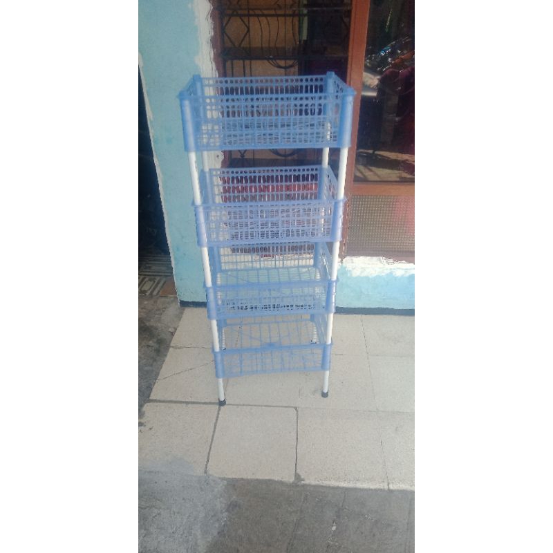 KERANJANG SUSUN serbaguna/Rak Susun Dapur/Rak Warung/Keranjang Snack/Rak Penyimpanan.