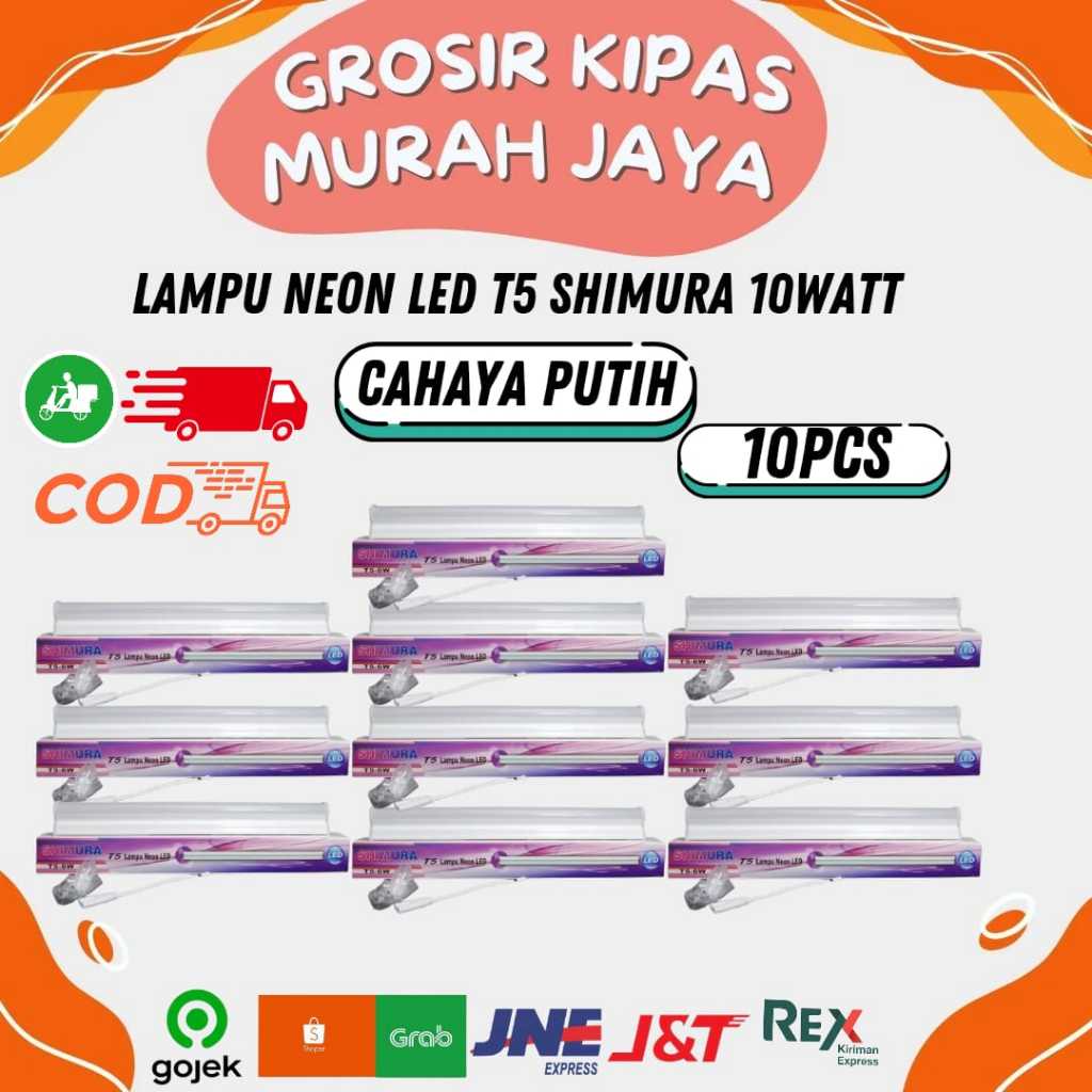 Lampu Neon LED T5 Shimmer 10 Watt 10PCS