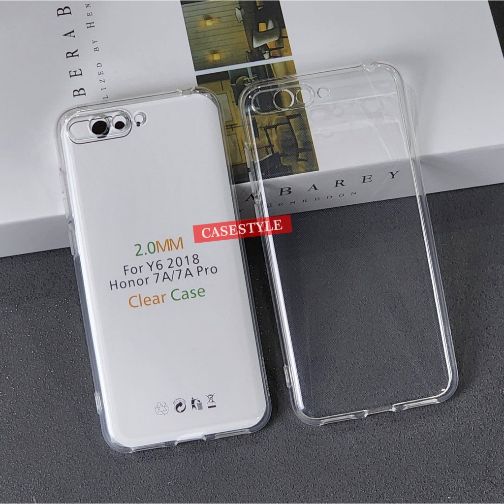 Case Honor 7A Honor 20 Honor 20 Pro Honor 8A Case Clear HD 2.0MM Transparan bening Softcase Honor 7A
