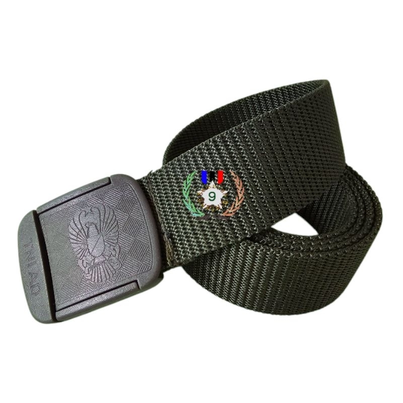 Sabuk TNI AD Timbul 3D Gesper Tactical Warna Hijau
