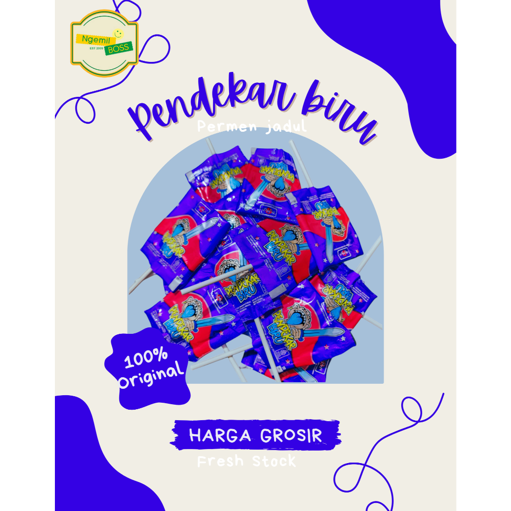 

Pendekar Biru - Permen Jadul Pendekar Biru - 4pcs