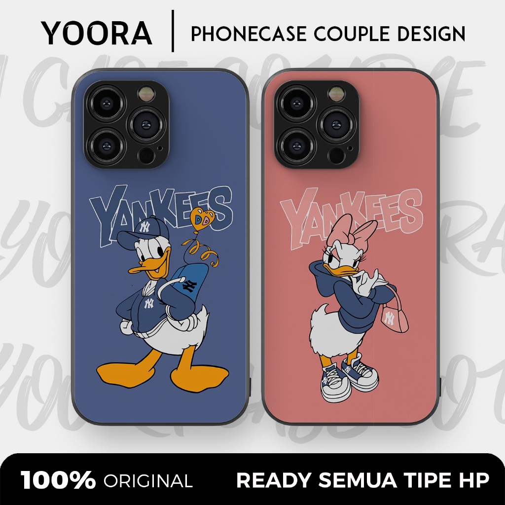 [DD05] Custom Case Couple Donald Duck Daisy Premium Bisa Untuk Semua Tipe Hp