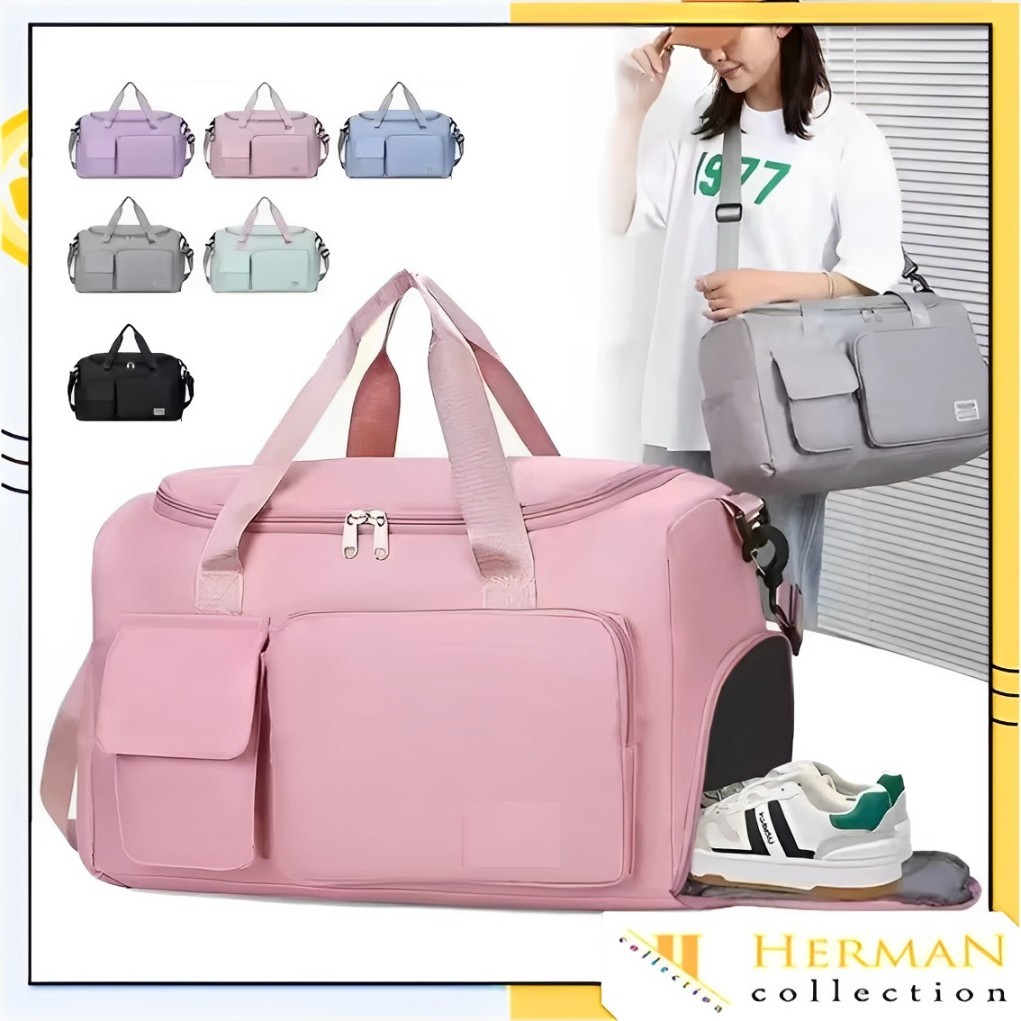 Travel Besar Lipat Tas Travel Lipat Besar Hand Carry Organizer Koper Waterproof Kapasitas Besar untu