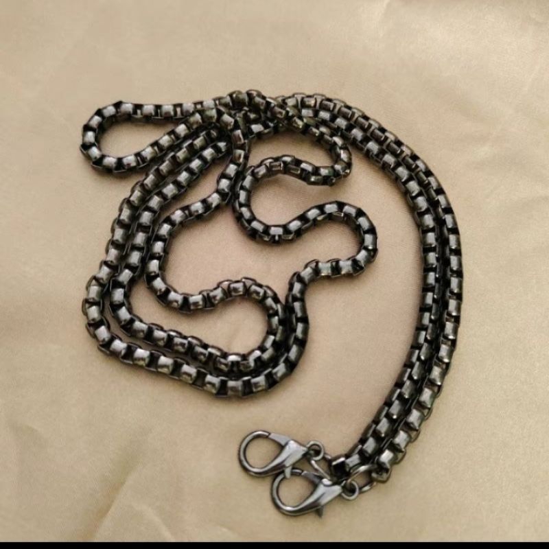 Tali tas rantai panjang 113 cm tebal import/asesoris tas wanita rantai/tali tas wanita rantai murah