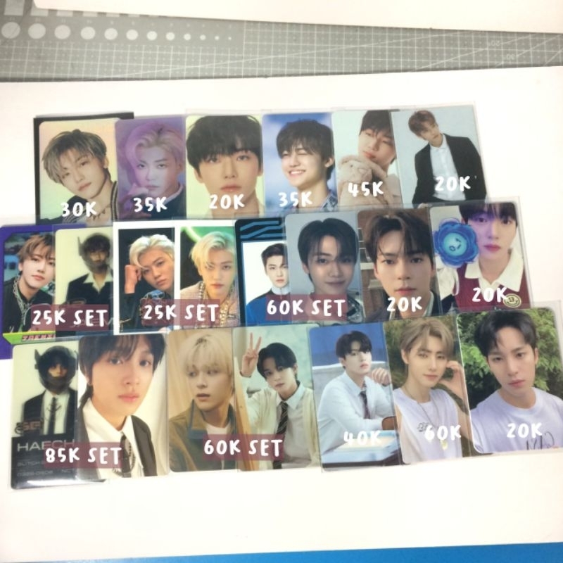 [ready] photocard nct jaemin cimol boneka holo haechan zb1 hanbin yujin asahi jeongwoo tmc treasure 