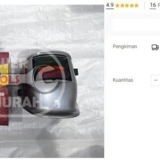 

HELM LAS OTOMATIS KEDOK LAS OTOMATIS AUTO DARK WELDING HELMET MURAH