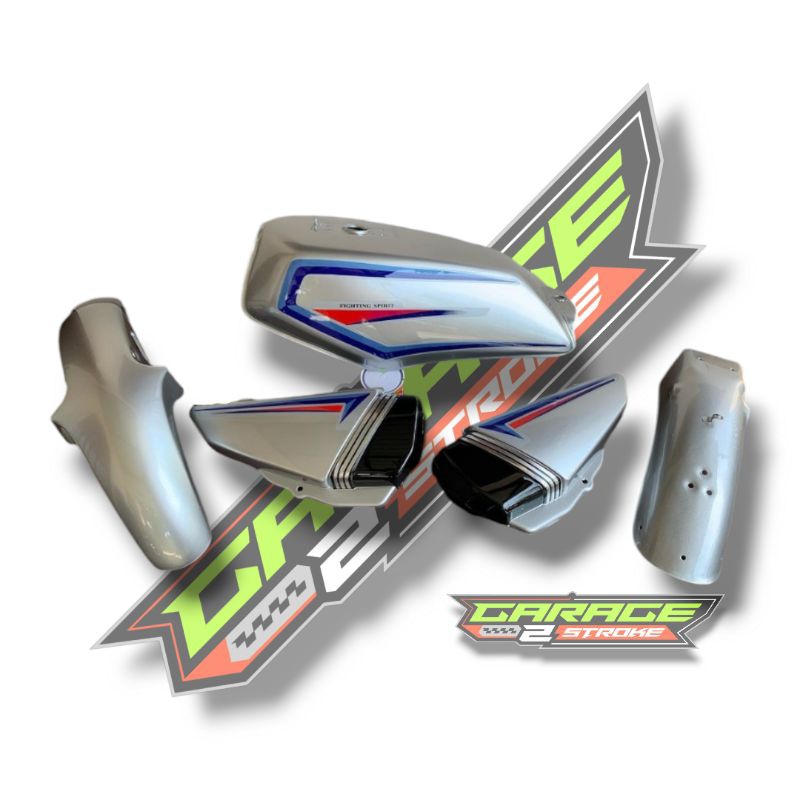 Body Bodi Set Yamaha RX King RXk Silver Glossy 2001