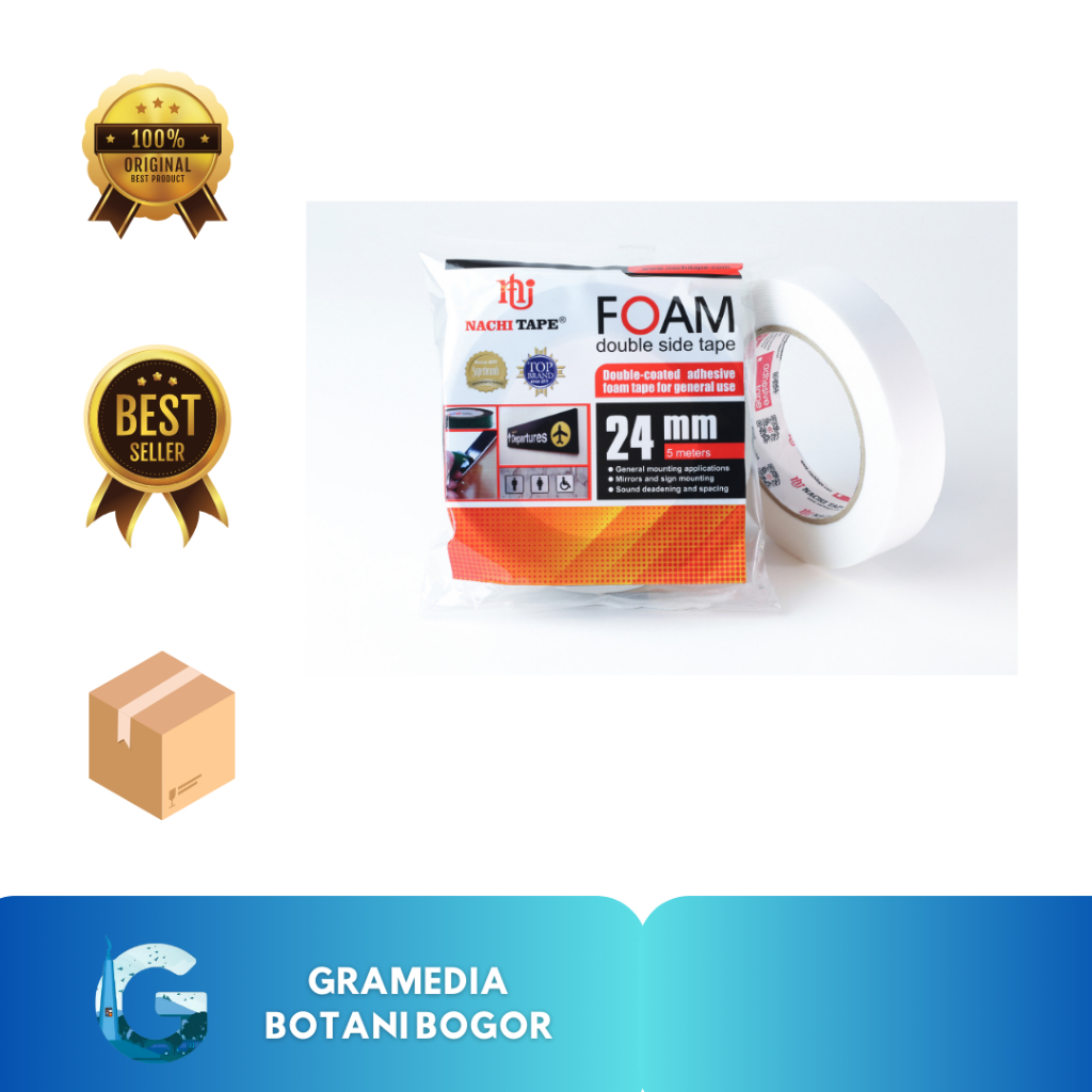 

GRAMEDIA BOGOR - NACHI DOUBLE FOAM PE NC 24MMX5