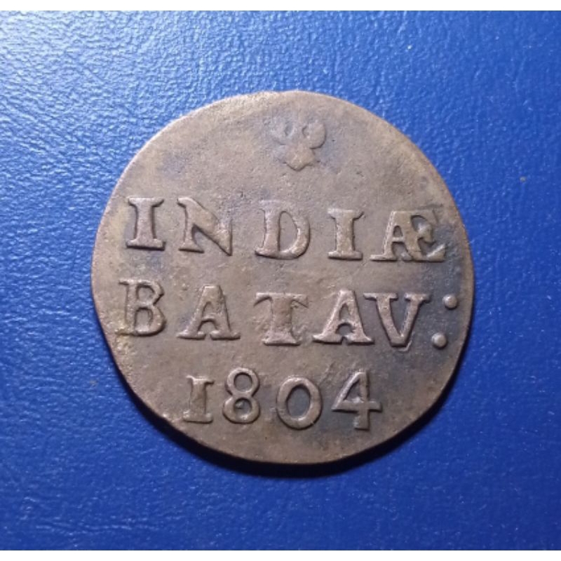Koin 1 Duit Overijssel Indiae Batav 1804