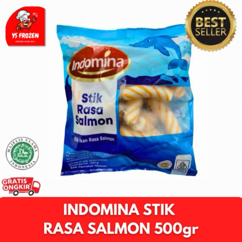 

INDOMINA STIK SALMON 500gr / Indomina stik ikan olahan rasa salmon 500gr / INDOMINA STIK SALMON