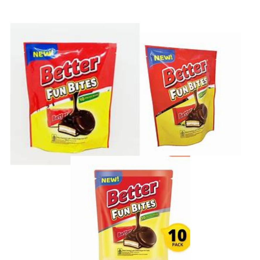 

Better fun bites 100g kemasan 1 Dus (isi 20pouch)
