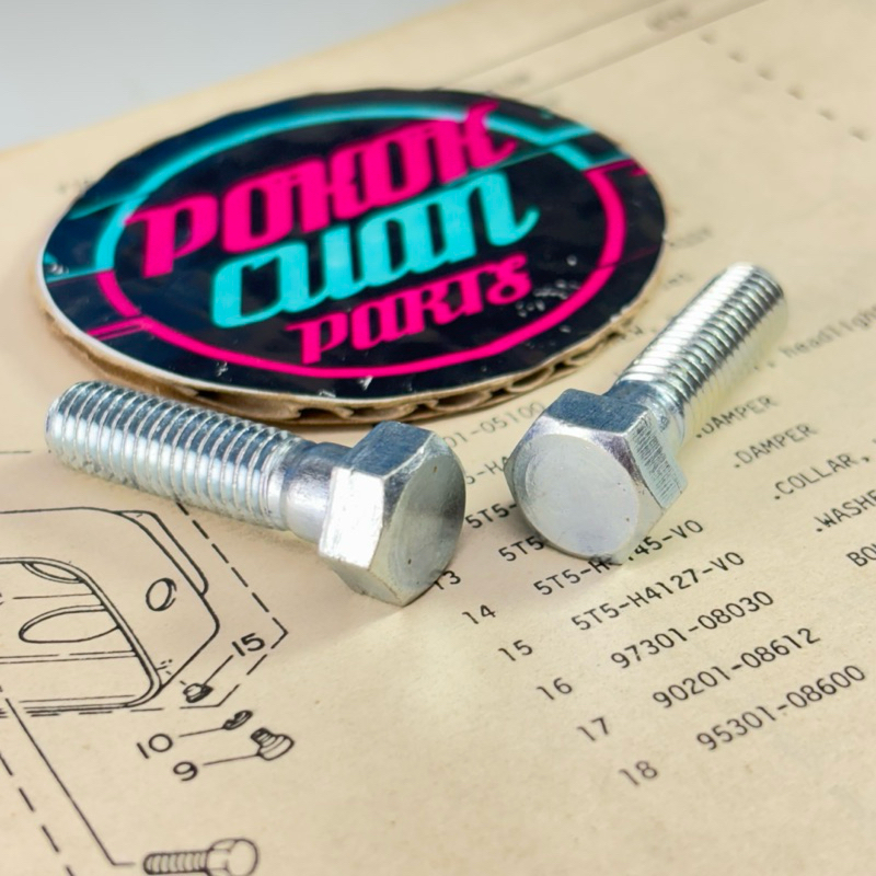 Baut Batok Lampu Depan YAMAHA RX KING RXKING COBRA MASTER RXK RXZ ORIGINAL JAPAN