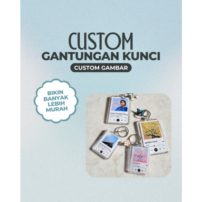 GANTUNGAN KUNCI CUSTOM GANTUNGAN KUNCI NAMA GANTUNGAN KUNCI REQUEST NAMA DAN GAMBAR