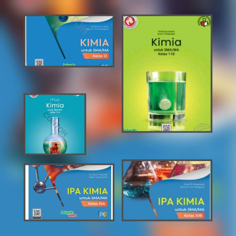 Buku lks/pr Kimia kelas 10,11&12 tahun 2023/2024/2025 intan pariwra