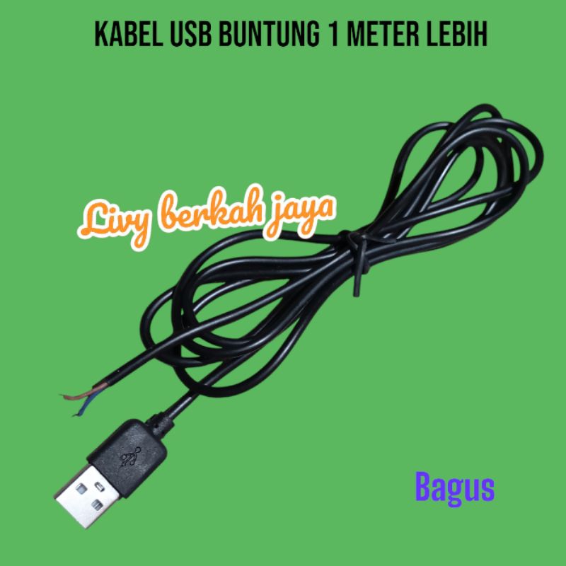 kabel USB Buntung panjang 1 meter lebih