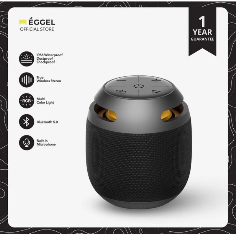 EGGEL Play Portable Bluetooth Speaker