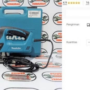 

Mesin Jigsaw 4350 FCT Makita Jig Saw Makita 4350FCT Gergaji Triplek