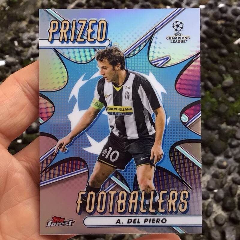 ALESSANDRO DEL PIERO TOPPS UCL PRIZED FOOTBALLERS